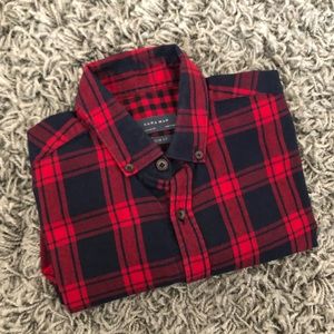 Zara Men’s Slim fit button down long sleeve Shirt